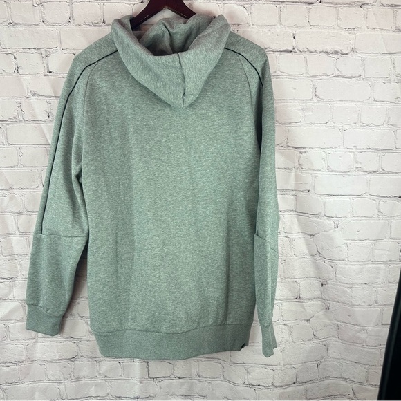 NWT Puma Gray fleece unify hoodie Sweatshirt Athletic Style sz mens large - Picture 5 of 7